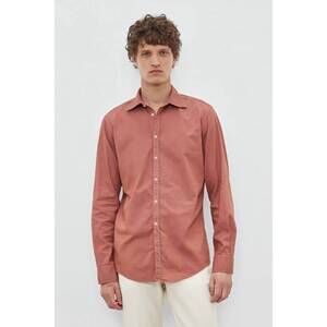 NEW MASSIMO ALBA genova button down shirt in coral